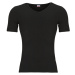 Damart  CLASSIC SHORT SLEEVE V-NECK T SHIRT GRADE 3  Nátelníky Čierna