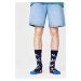 Ponožky Happy Socks Bowling tmavomodrá farba