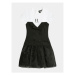 Karl Lagerfeld Kids Každodenné šaty Z30086 S Čierna Regular Fit