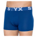 Styx MEN'S BOXERS SPORTS RUBBER Pánske boxerky, modrá, veľkosť