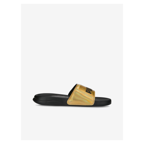 Women's slippers in gold color Puma - Women's