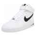 Nike Sportswear Členkové tenisky 'Air Force'  čierna / biela