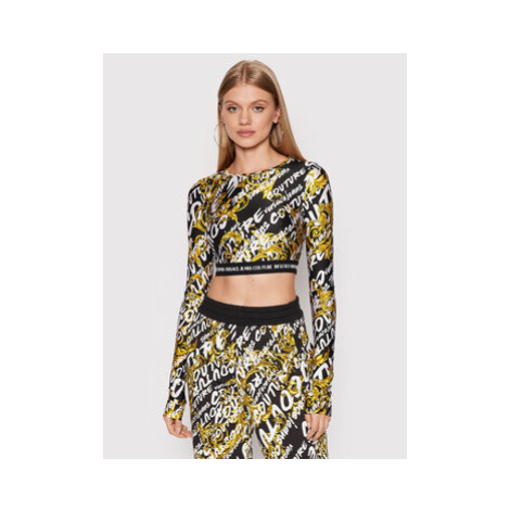 Versace Jeans Couture Blúzka 73HAH218 Čierna Slim Fit