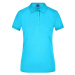 James&amp;Nicholson Dámska polokošeľa JN709 Turquoise