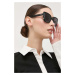 Slnečné okuliare Burberry MERYL dámske, čierna farba, 0BE4393