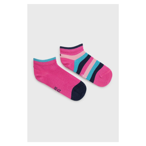 Detské ponožky Tommy Hilfiger (2-pak) ružová farba