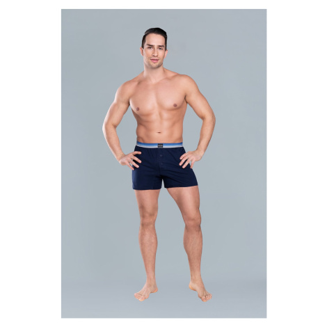 Men's Boxer Shorts Logan - Dark Blue Italian Fashion