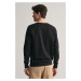 MIKINA GANT REG SHIELD C-NECK SWEAT BLACK