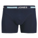 Jack & Jones Junior Nohavičky 'JACScott'  námornícka modrá / petrolejová / čierna / biela