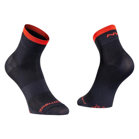 Cyklistické ponožky NorthWave Origin Mid Black/Red North Wave