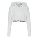 Tommy Jeans Kardigán - TJW BXY CROP ZIP WAI biely