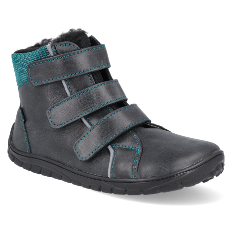 Barefoot detské zimné topánky Fare Bare - A5346111 čierne