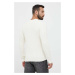 Bavlnený sveter Gant béžová farba, tenký