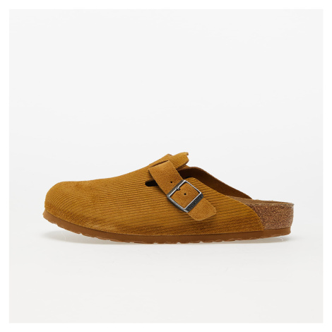 Tenisky Birkenstock Boston Suede Embossed Corduroy Cork Brown