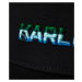 Šiltovka Karl Lagerfeld Karl Essential Logo Grad Cap Čierna