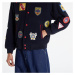 GUESS Patch Bomber Jacket Navy