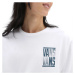 VANS-OFF THE WALL STACKED TYPED SS TEE-WHITE Biela