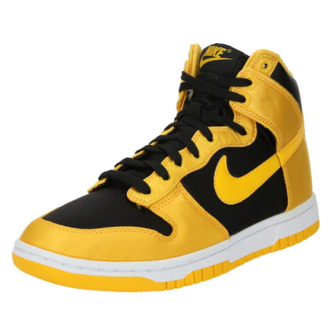 Nike Sportswear Členkové tenisky 'Dunk'  žltá / čierna