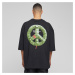 Tričko Urban Classics Puffer Peace Huge Tee Black