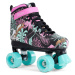 SFR Vision Canvas Children's Quad Skates - Black Floral - UK:1J EU:33 US:M2L3