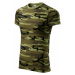 Malfini Camouflage Unisex tričko 144 camouflage green