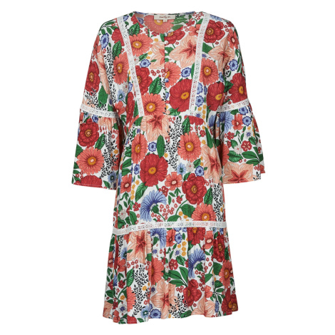 Derhy  TREILLIS FLOWER  Krátke šaty Viacfarebná