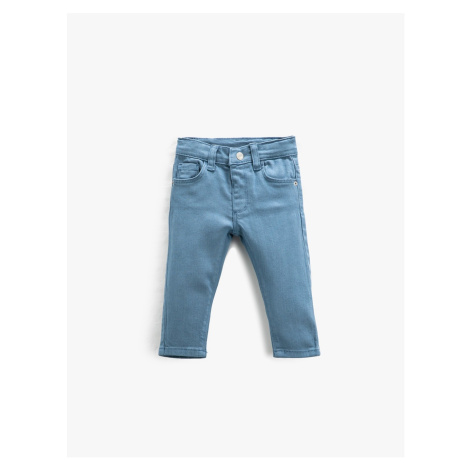 Koton Jeans Slim Fit Pockets Cotton Adjustable Elastic Waist