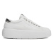 Calvin Klein Sneakersy Bubble Cupsole Lace Up HW0HW01861 Biela