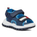 Tommy Hilfiger Sandále Flag Velcro Sandal T3B2-33434-1591 M Tmavomodrá