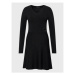 Armani Exchange Každodenné šaty 6LYA1M YMH6Z 1200 Čierna Regular Fit