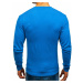 Men's sweater with V-neck - light blue