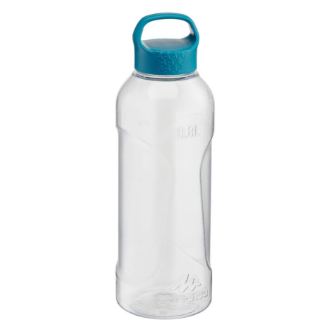 Turistická plastová fľaša MH100 so skrutkovacím uzáverom 0,8 litra Ecozen QUECHUA