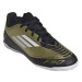 Chlapčenské futbalové kopačky halové ADIDAS F50 Club Messi K IC gold met cloud white core black