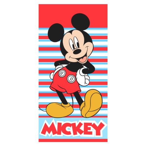 Carbotex Detská osuška Mickey Mouse Vždy s úsmevom