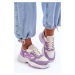 Women's lace-up sneakers purple color Cortes