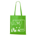 Ekologická nákupná taška s potlačou Jazvečíka