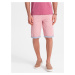 Ombre Men's chinos shorts with denim trim