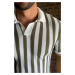 Trendyol Navy Men's Polo Collar T-shirt Khaki