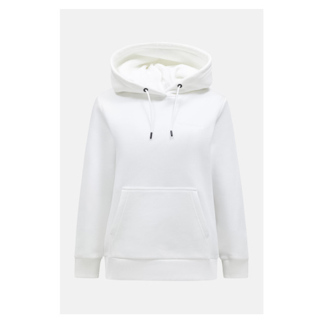 Mikina Peak Performance W Original Small Logo Hood Offwhite