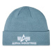 Alpha Industries Čiapka 3D Beanie 168910 Modrá