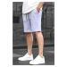 Madmext Men's Gray Basic Shorts 6505