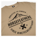 HORSEFEATHERS Tričko ATP Emblem - mojave BEIGE