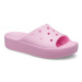 Dámske šlapky (plážová obuv) CROCS Classic Platform Slide flamingo