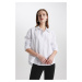 DEFACTO Oversize Fit Oxford Long Sleeve Shirt