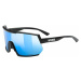 Uvex Sportstyle 235 P Black Mat/ Mir.Blue sports glasses