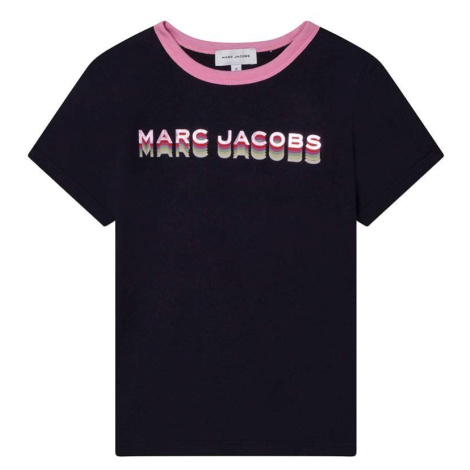 Detské bavlnené tričko Marc Jacobs tmavomodrá farba,