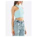 #VDR Celeste Blue Crop Top