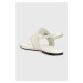 Sandále Calvin Klein dámske, biela farba, HW0HW01536