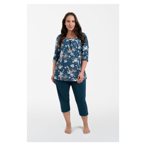 Pyjamas Madison 3/4 sleeve, 3/4 legs - print/nautical