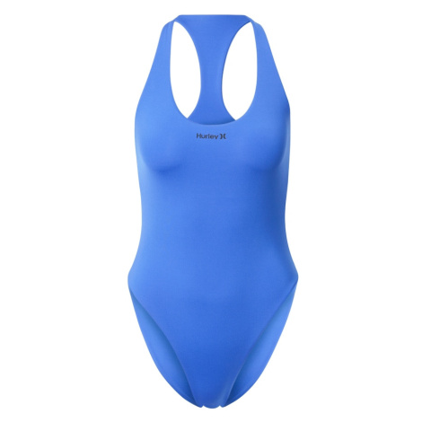 Hurley Športové jednodielne plavky  kráľovská modrá / čierna
